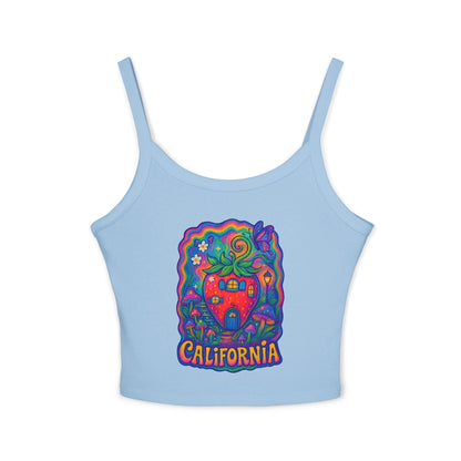 California Strawberry Cottage Tank
