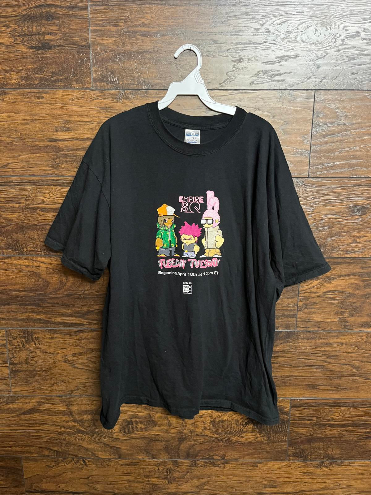 Empire Square Cartoon Show Promo T-shirtFuse TV Animation XL