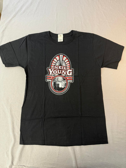 Neil Young T-shirt Theater Tour 2007 Organic Tee -M