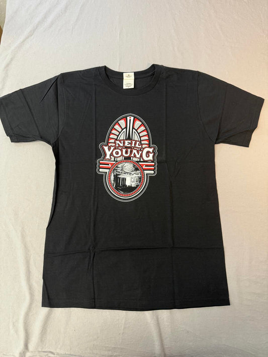 Neil Young T-shirt Theater Tour 2007 Organic Tee -M