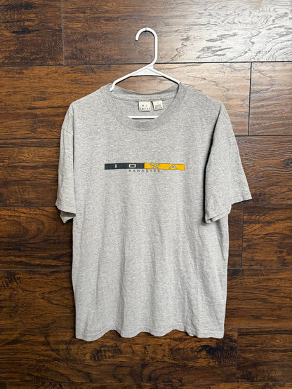 VTG Iowa Hawkeyes T-shirt University of Iowa Tee - L