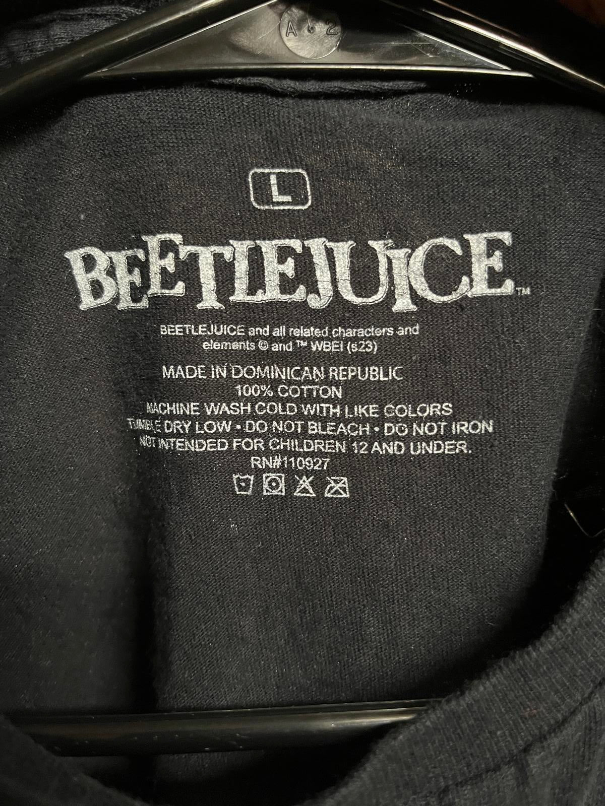 Beetlejuice Movie T-shirt - Ghost With the Most Keaton - L
