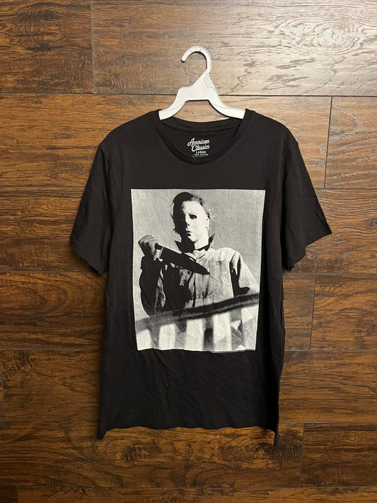 T-shirt Michael Myers Halloween Movie Promo Tee - L