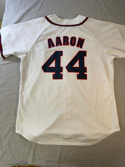 VTG Hank Aaron Baseball Jersey 715 Home Runs Anniversary