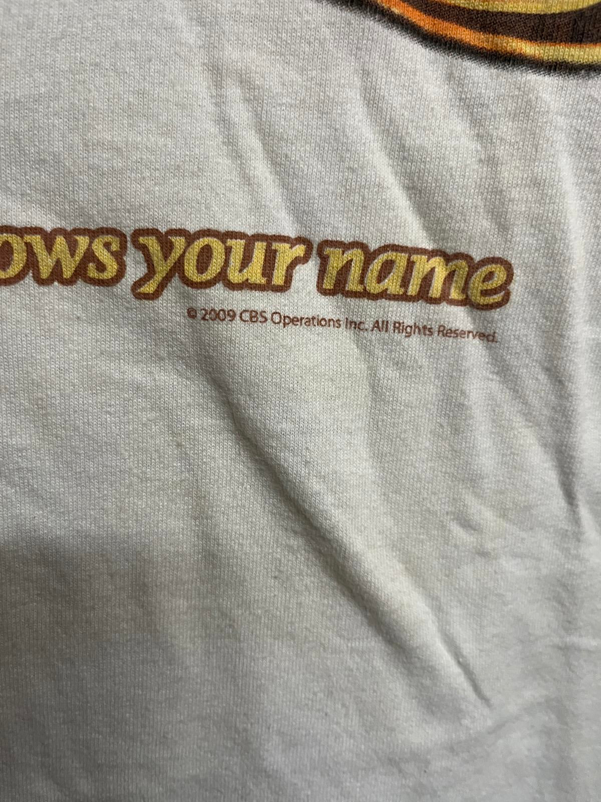 Cheers TV Show Everybody Knows Your Name Bar Tee M