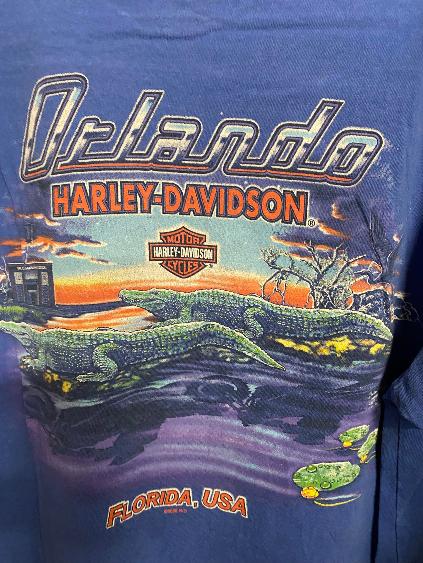 Vintage Harley Davidson T-shirt - Harley Florida Gators -M