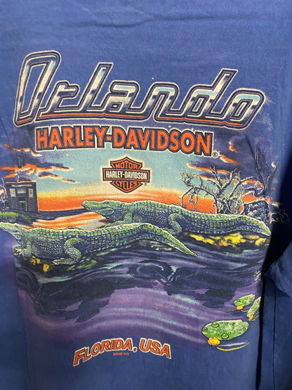 Vintage Harley Davidson T-shirt - Harley Florida Gators -M
