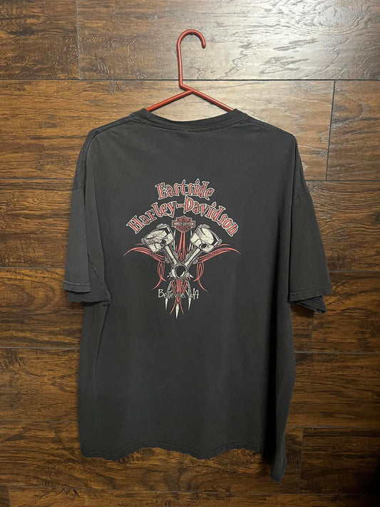 Shirt Harley Davidson Motorcycle Pistons Eastside - 2XL