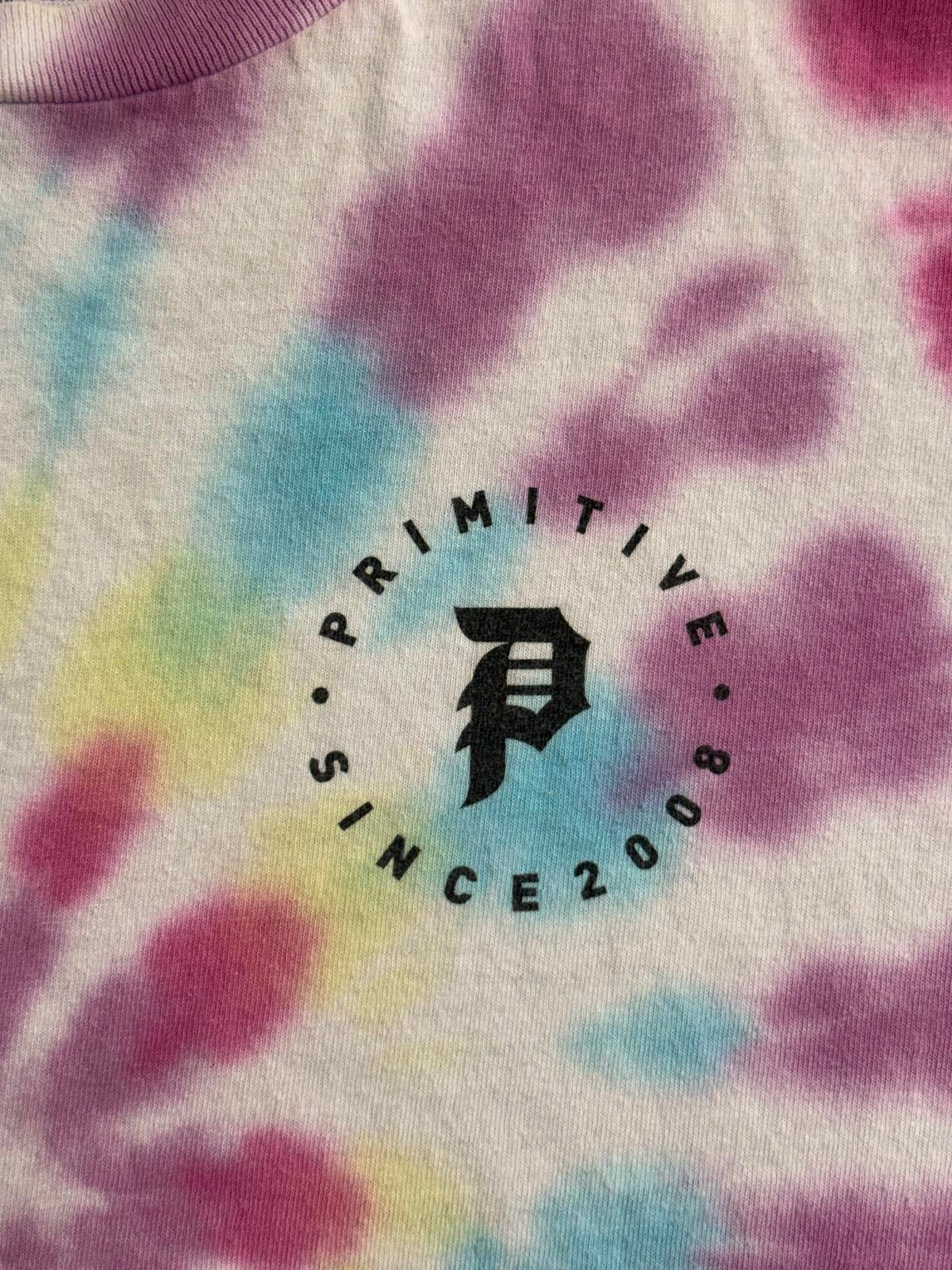 Primitive Skateboard Tee - Primitive Tie Dye Tee - M