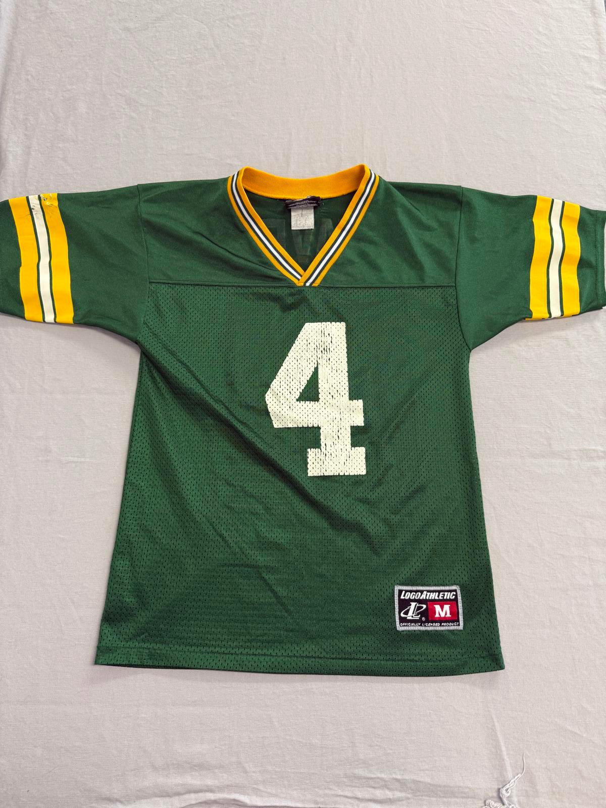 VTG Brett Favre Green Bay Jersey #4 Logo Athletic - M