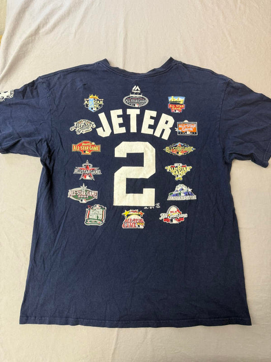 Derek Jeter T-shirt Jersey - All Star Game Appearances #2 XL