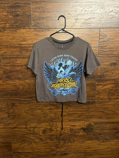 Disney Tee Mickey Rock n Rollercoaster Woman's Laced Back	XS
