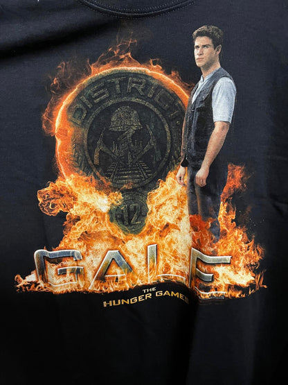 Vtg Gale T-shirt Hunger Games Movie - Liam Hemsworth - L
