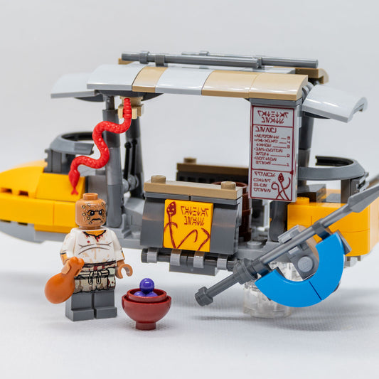 SW Rathtar Meat Food Skiff Set made using LEGO parts - B3 Customs