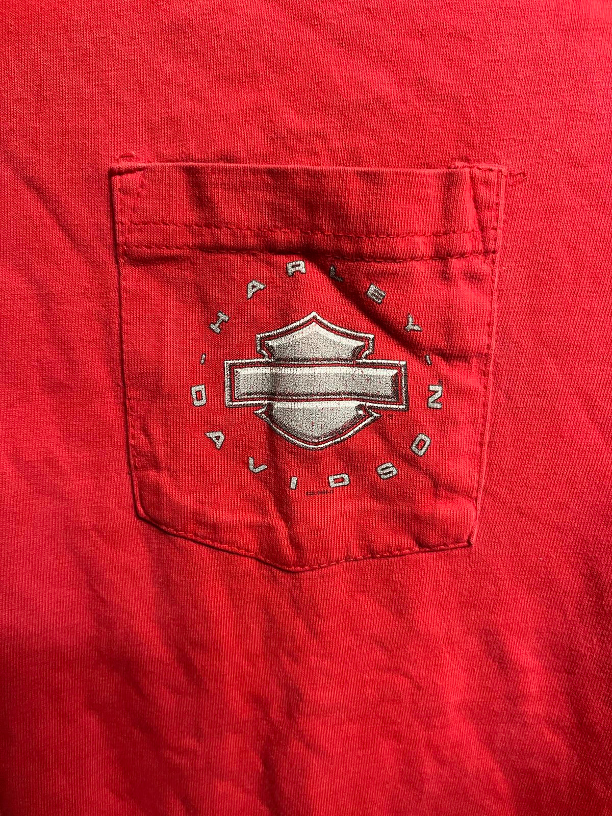 Y2K Harley Davidson T-shirt Corpus Christi Texas Y2K Tee -L