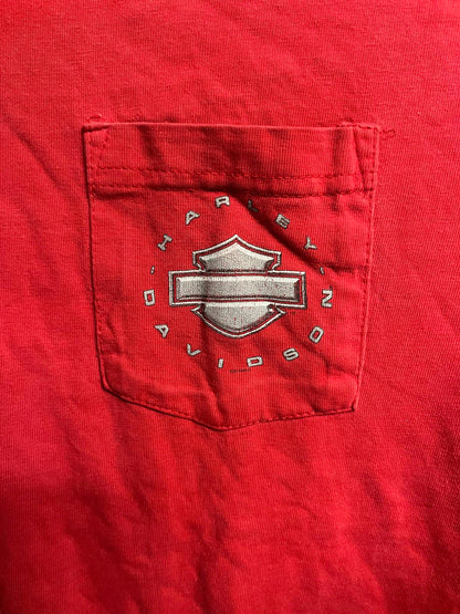 Y2K Harley Davidson T-shirt Corpus Christi Texas Y2K Tee -L