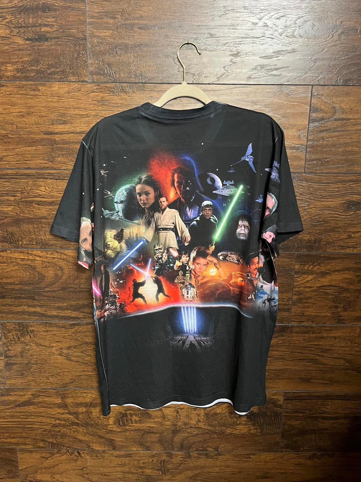 Star Wars Movies All Over Print T-shirt -XL