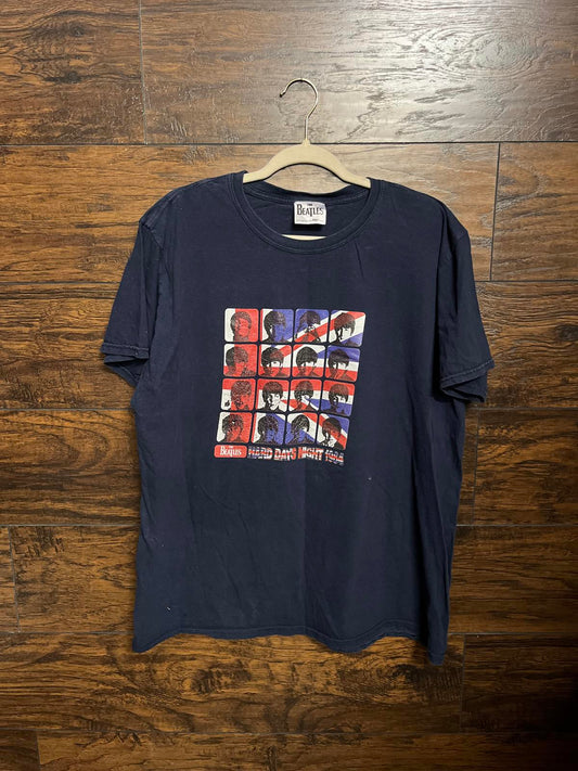 The Beatles UK T-shirt Hard Days Night 1964 - XL - Peeling
