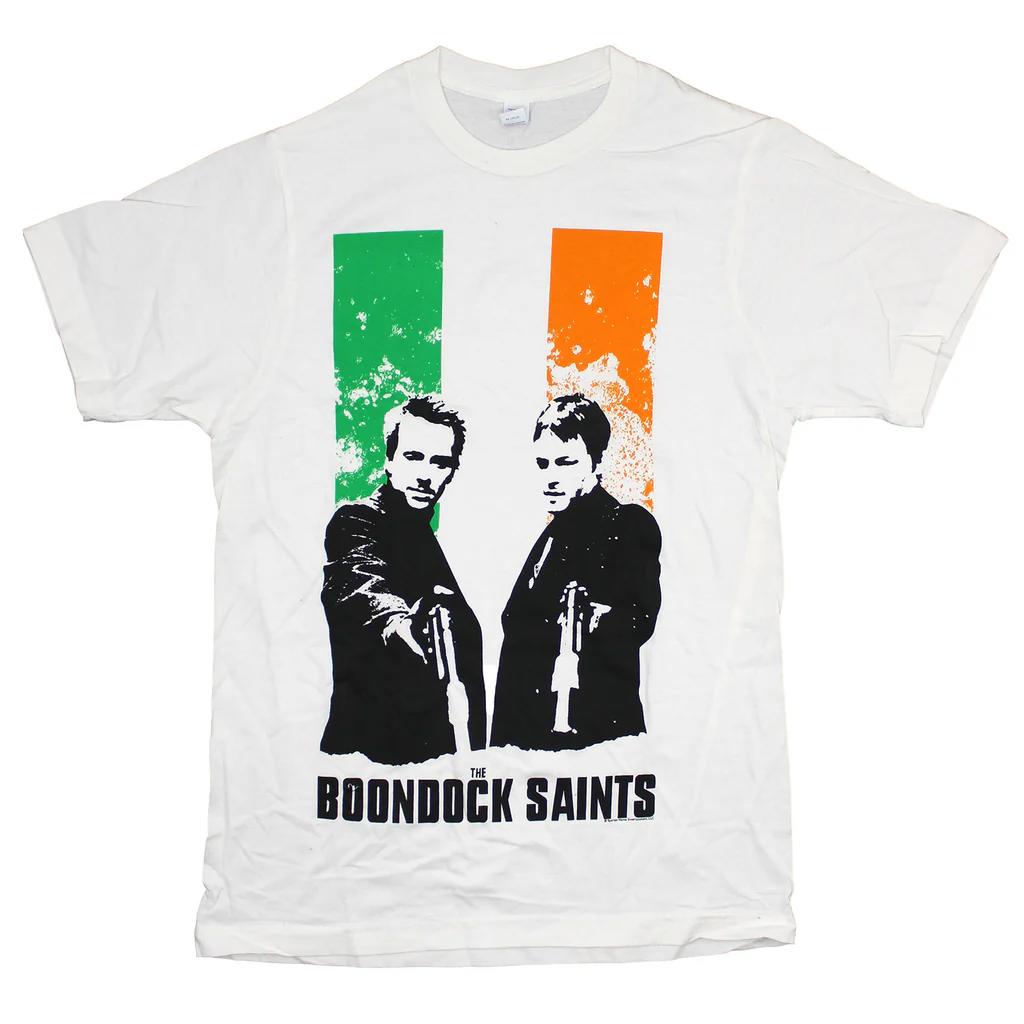 Boondock Saints Movie T-shirt Irish Flag Shirt - M