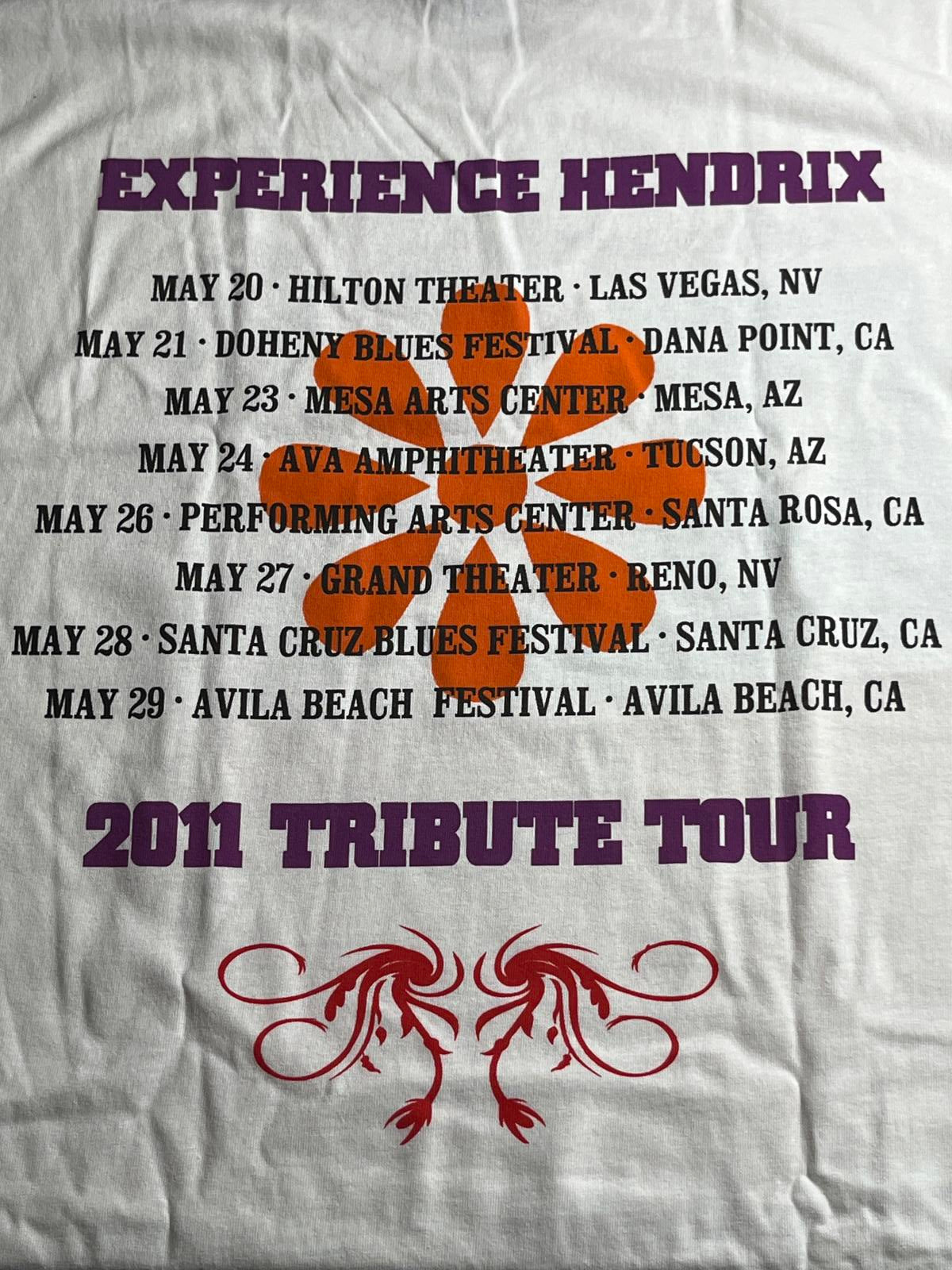 Jimi Hendrix	T-shitr 2011 Experience Hendrix