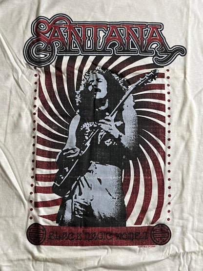 Santana Raglan Tee Black Magic Woman Santana Shirt 2XL