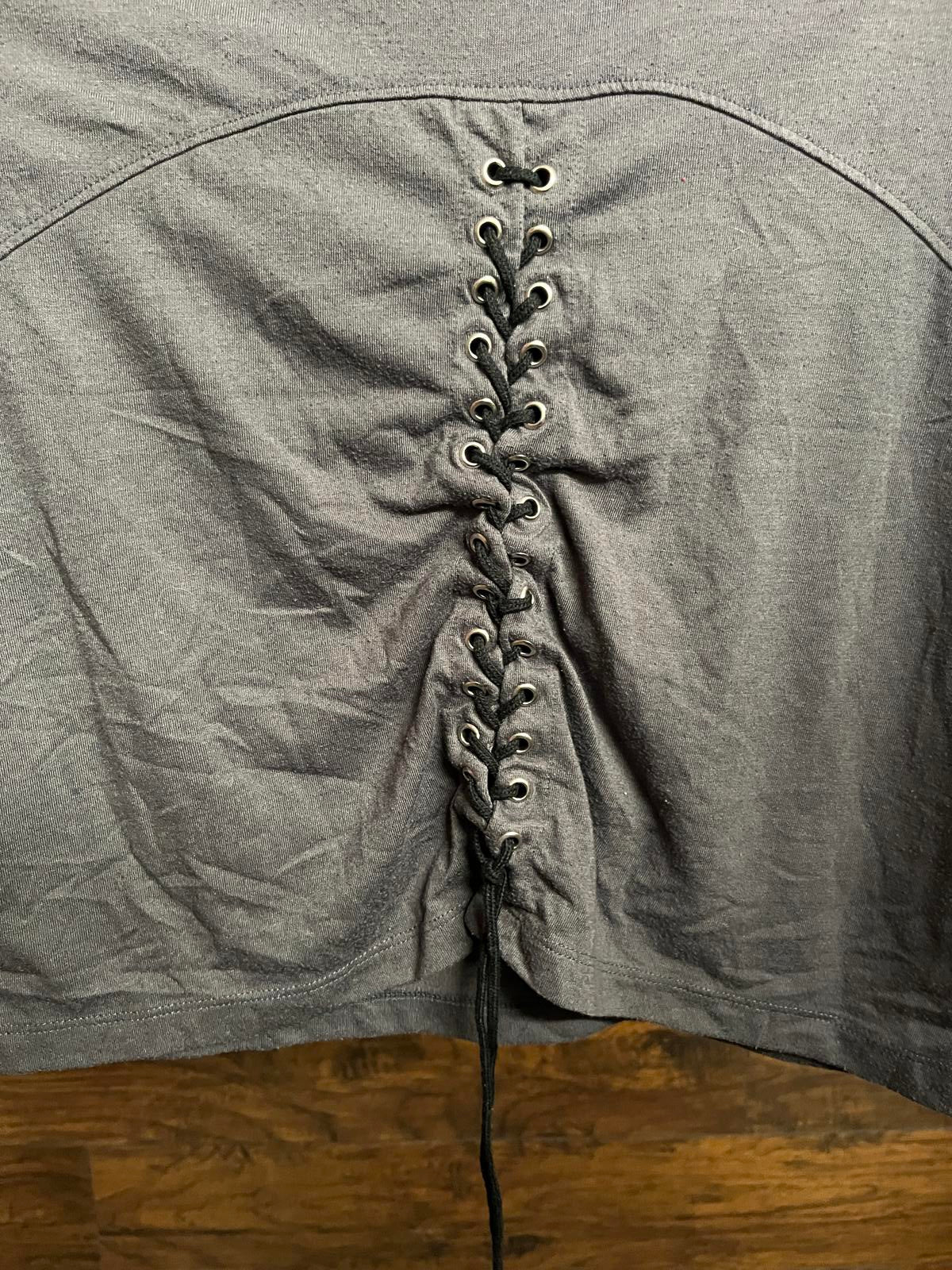 Disney Tee Mickey Rock n Rollercoaster Woman's Laced Back	XS