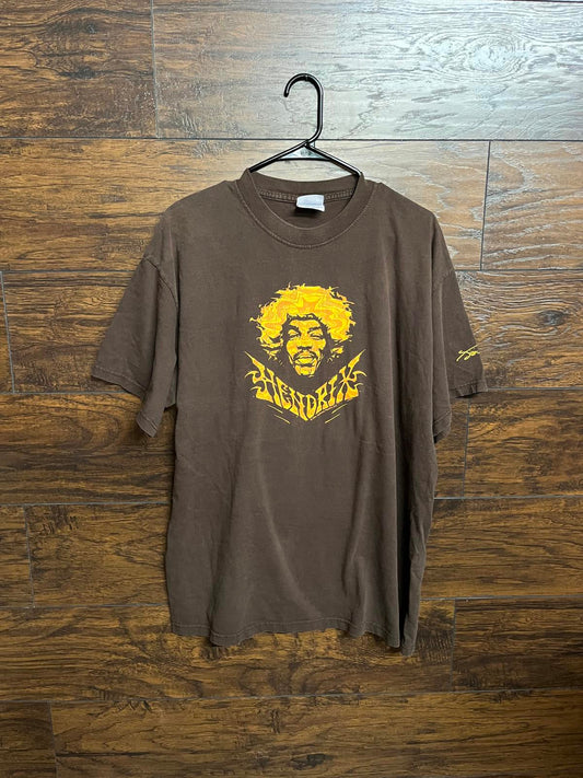 Vintage Jimi Hendrix Head T-shirt - Autograph Shirt XL