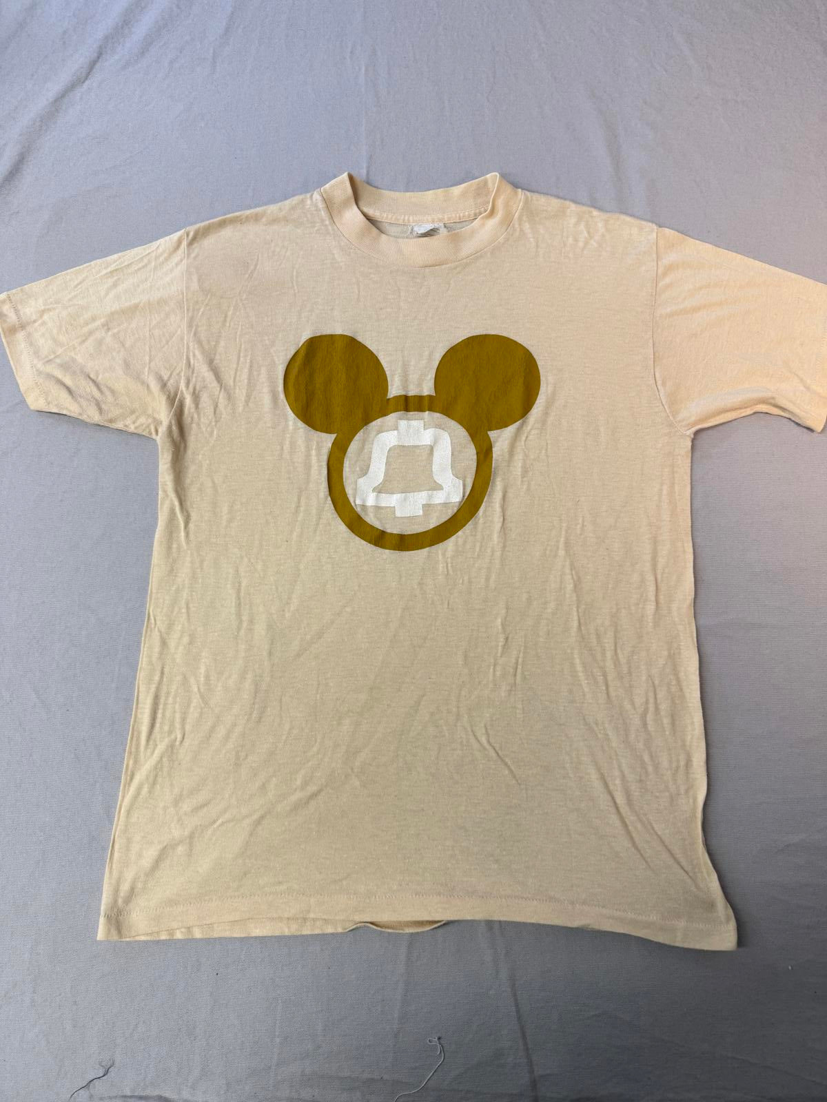 Bell South x Mickey Mouse Collab T-shirt 1980s Disney Tee L