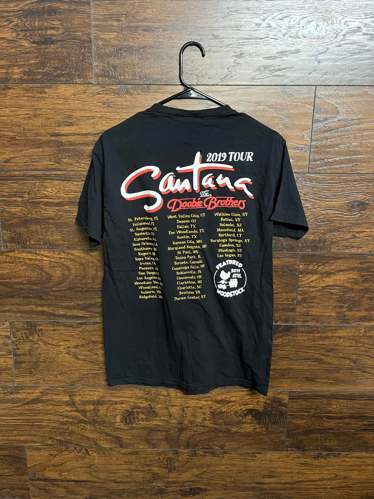 Santana 2019 Tour Tee - Supernatural Now Tour 2019 - M