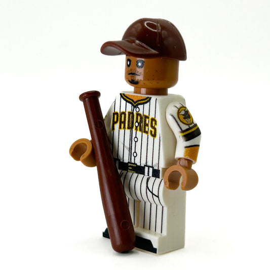 Manny #13 San Diego Baseball Player Minifig made using LEGO parts - B3 Customs