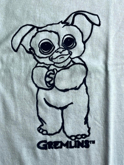 Vintage Ringer Shirt Gizmo Gremlins Movie -  Juniors XL