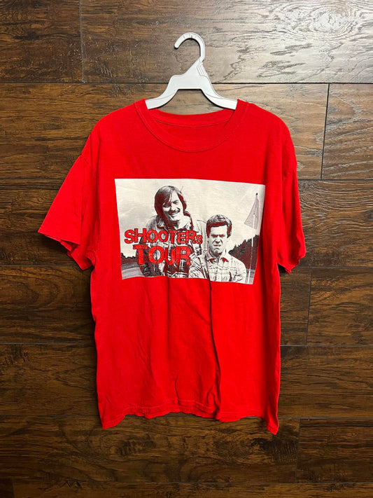 Happy Gilmore Movie T-shirt  Shooters Tour	Tee - L