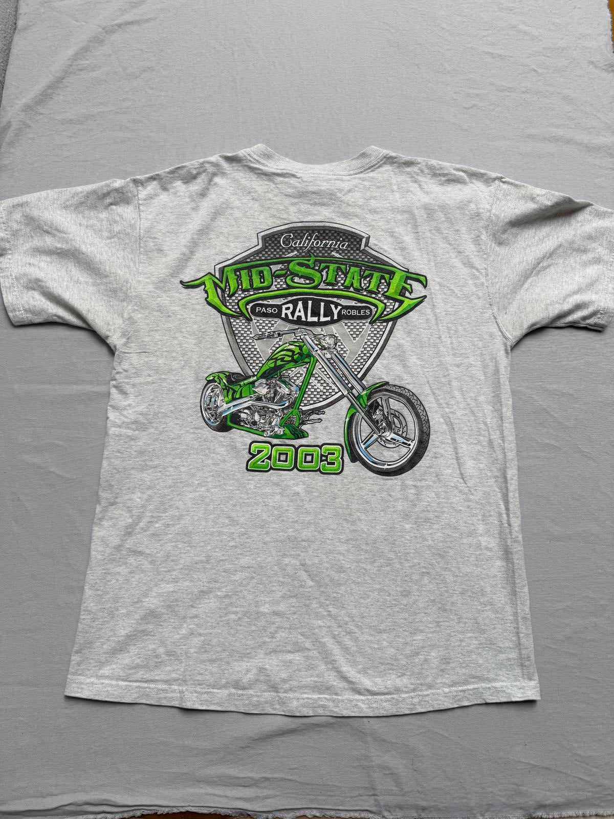 VTG Biker Rally Paso Robles T-shirt Mid California Tee L