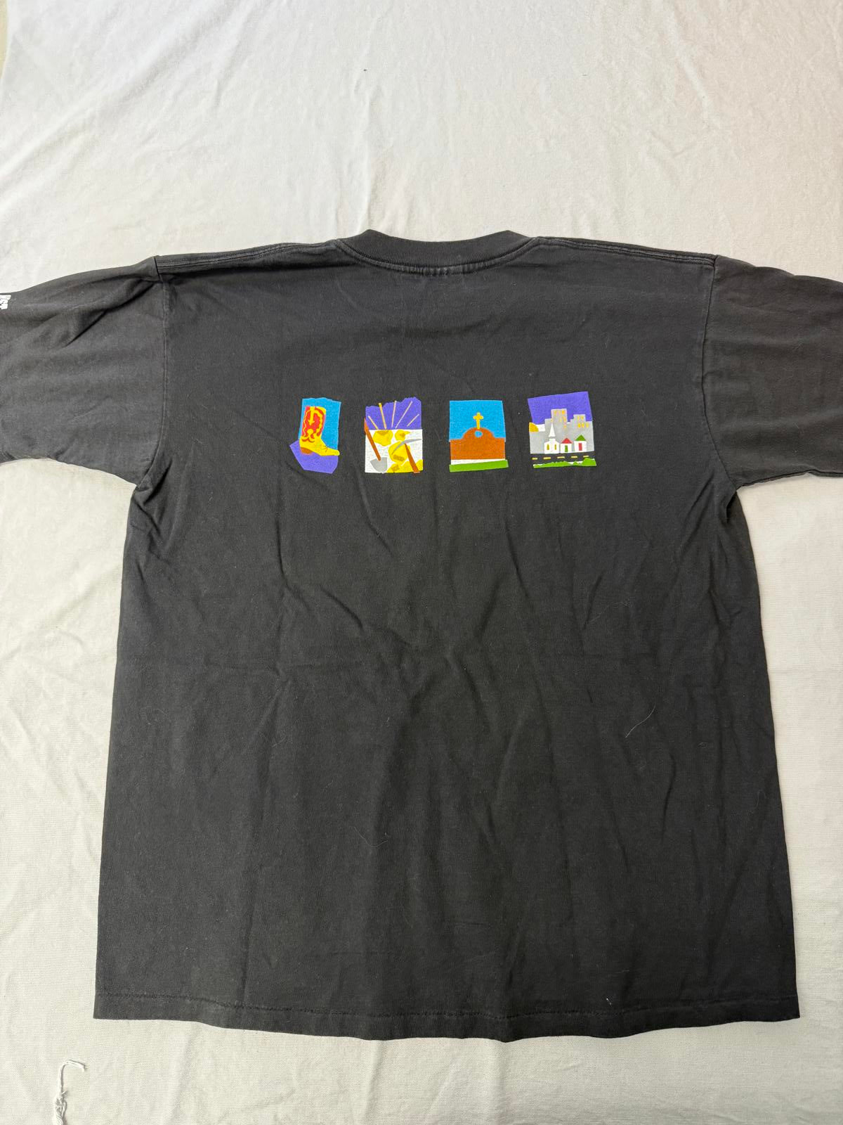 The Real West Documentary T-shirt TV Show 1996 Art Tee XL