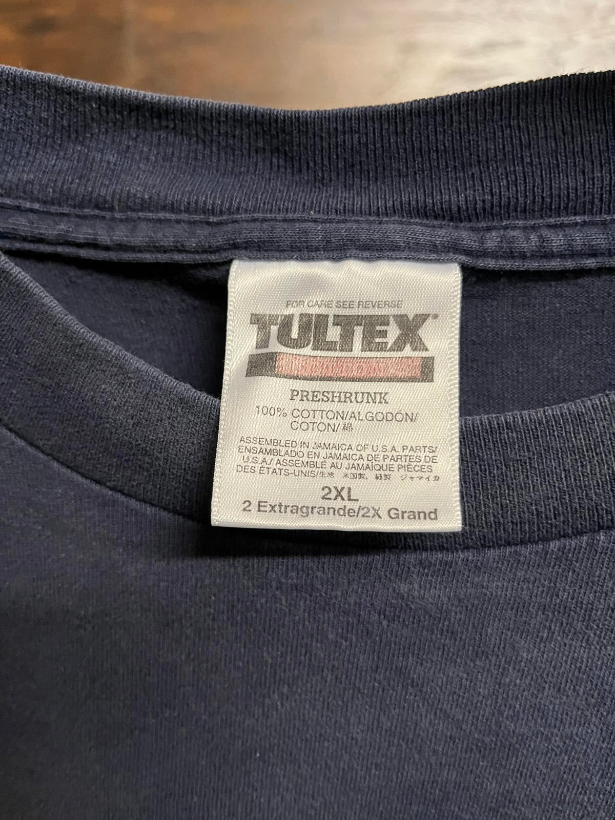 Faded Texas A&M University Plaid T-shirt - Aggies- 2XL