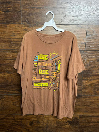 Dave Matthews Band Tour T-shirt 2012 - 2 Sided Tee - M