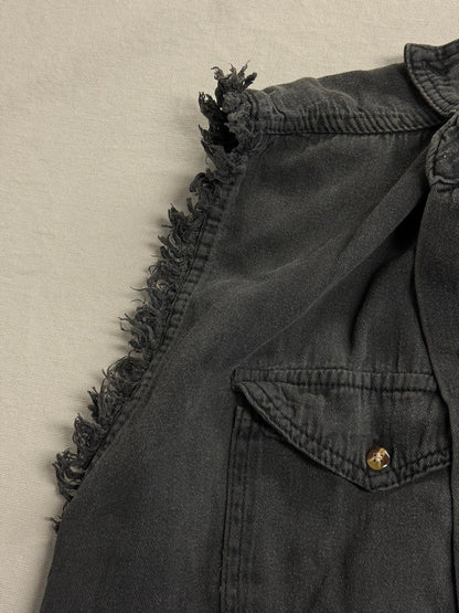 Biker Laughlin River Run Cut Off Vest 2014 Faded 2XL