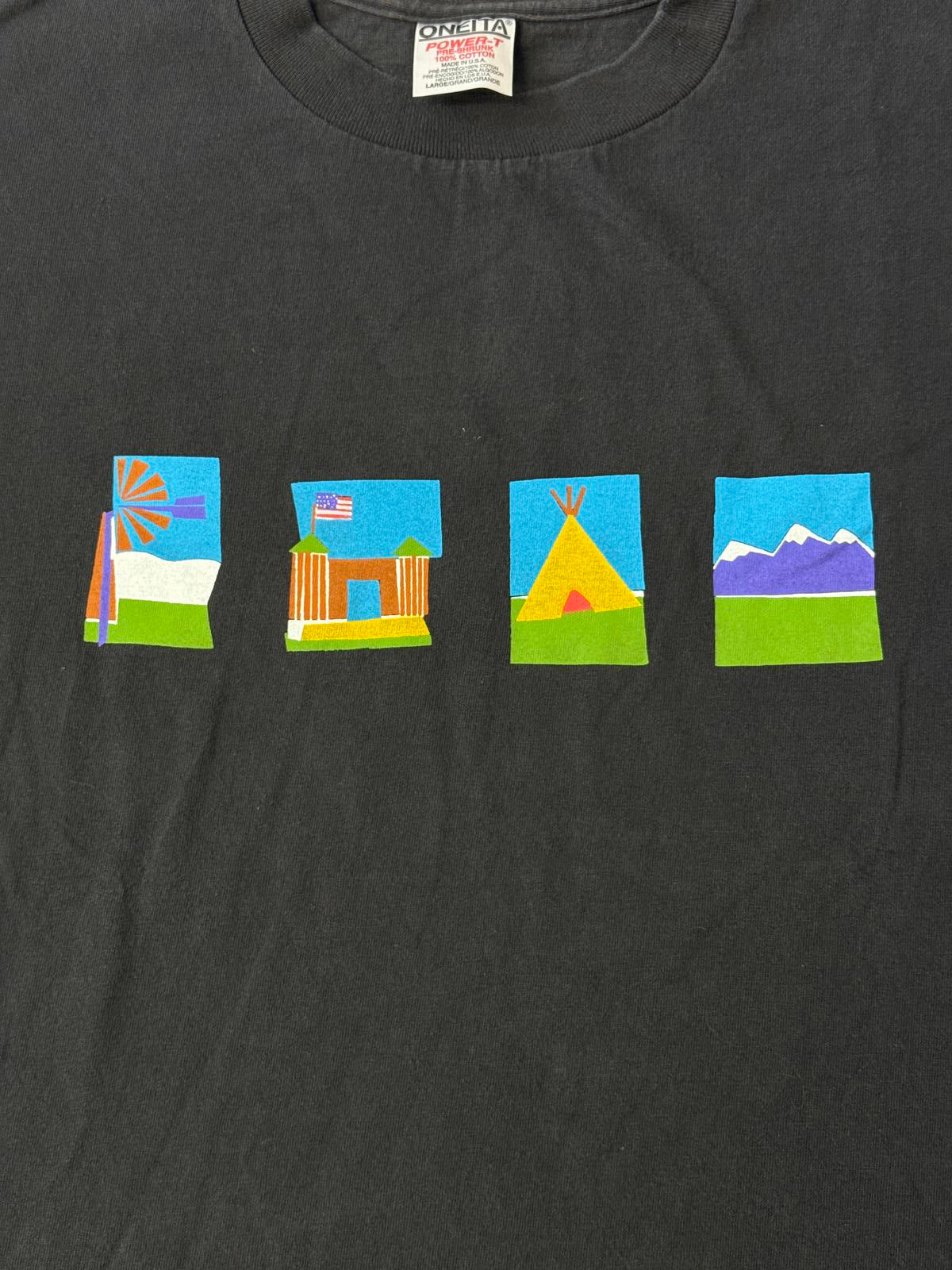 The Real West Documentary T-shirt TV Show 1996 Art Tee XL