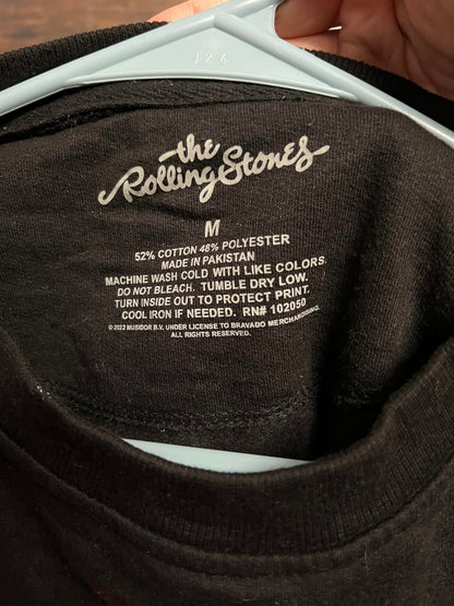 Rolling Stones Tongue Crew Neck Swetashirt Lightweight -M