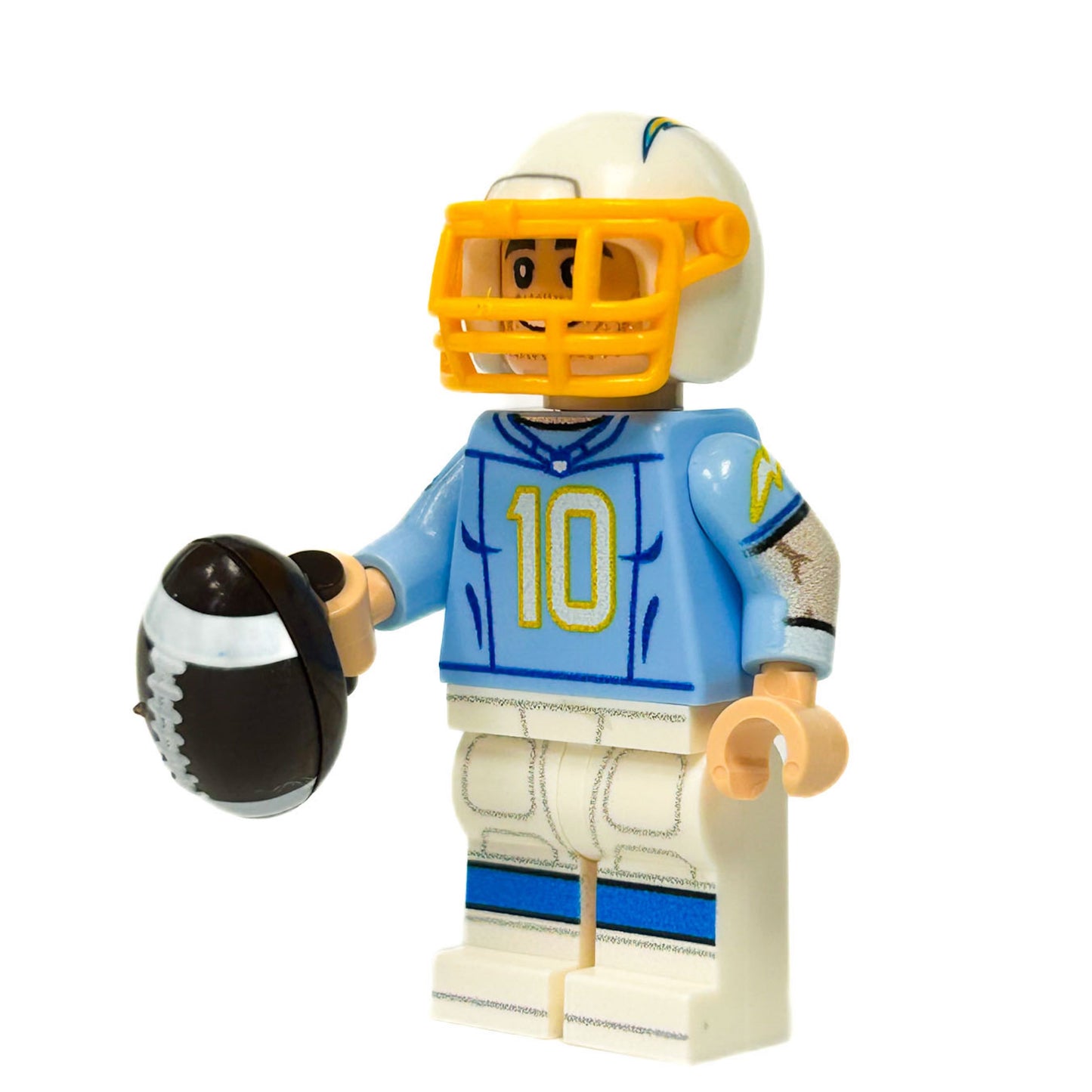 #10 QB LA Football Player Minifig