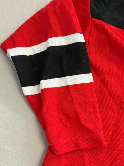 Vintage 90s NHL Devils Jersey CCM Maska Boys L/XL with Pin