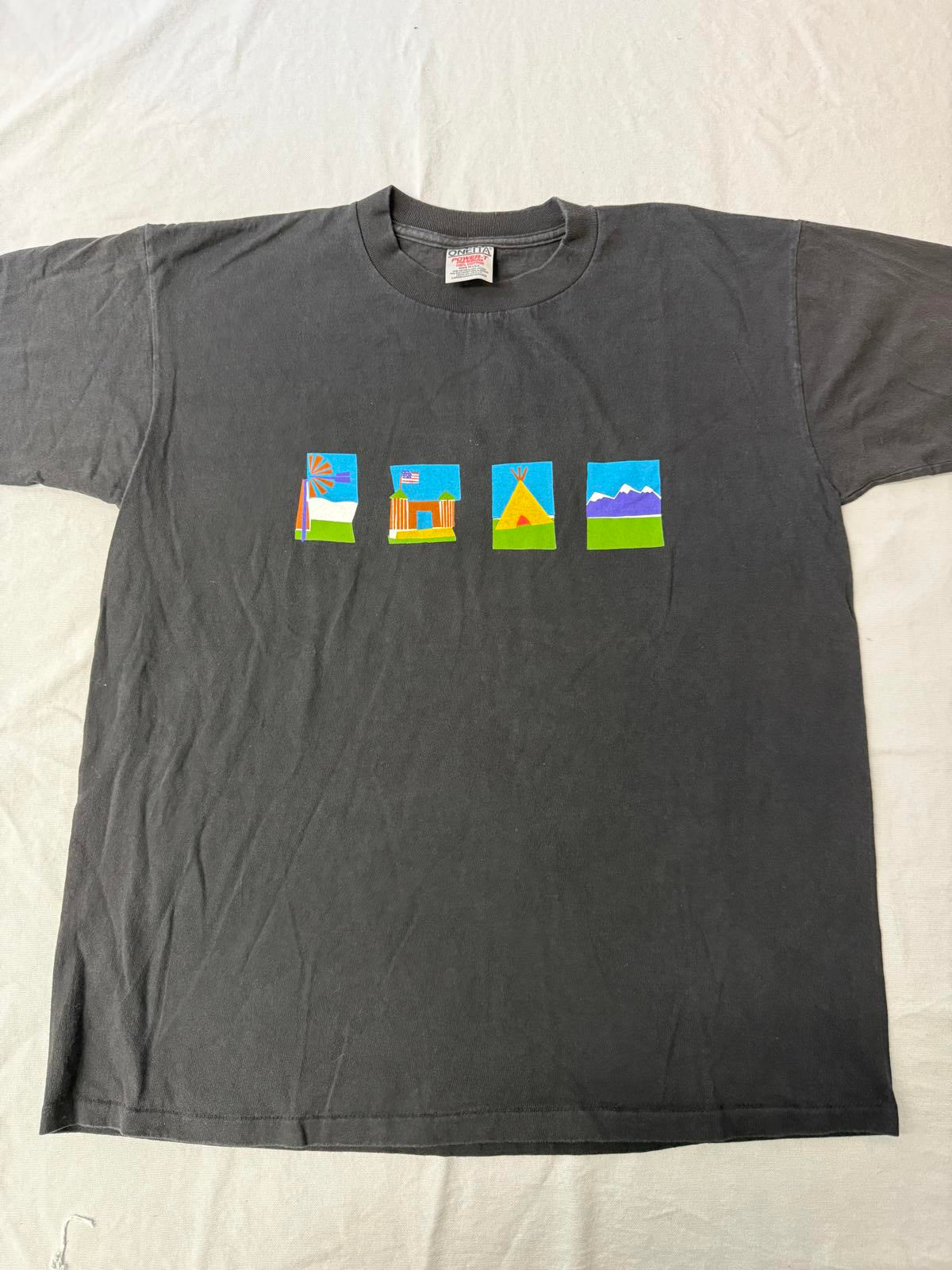 The Real West Documentary T-shirt TV Show 1996 Art Tee XL