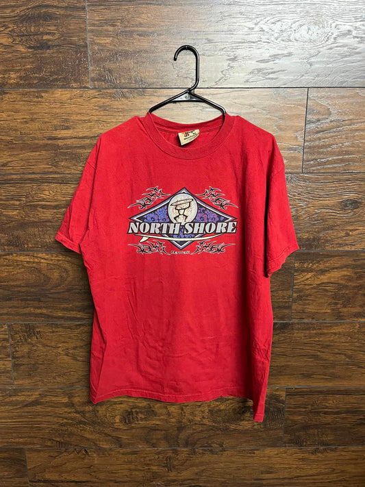 Y2K Tribal T-shirt North Shore Hawaii Surf Tee VTG Shirt - L