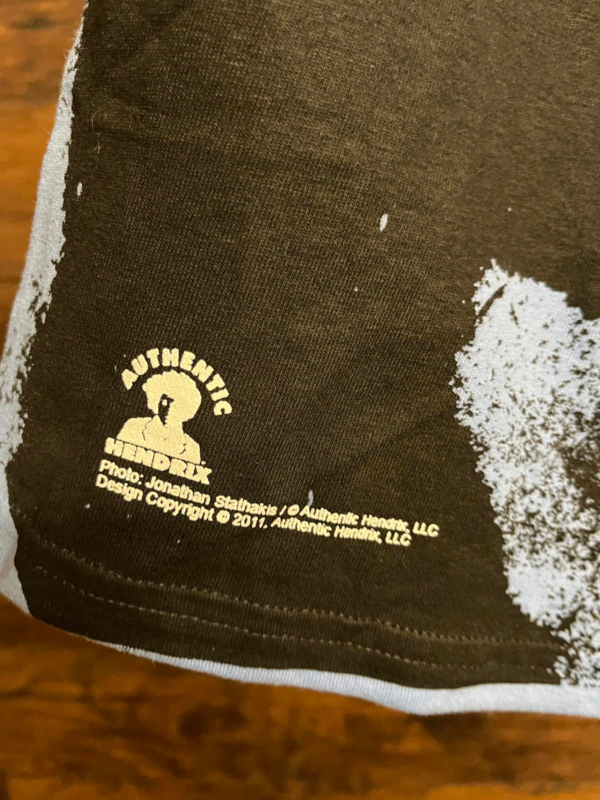 Jimi Hendrix Big Face Tee Power of Soul 2011 Tribute T-shirt