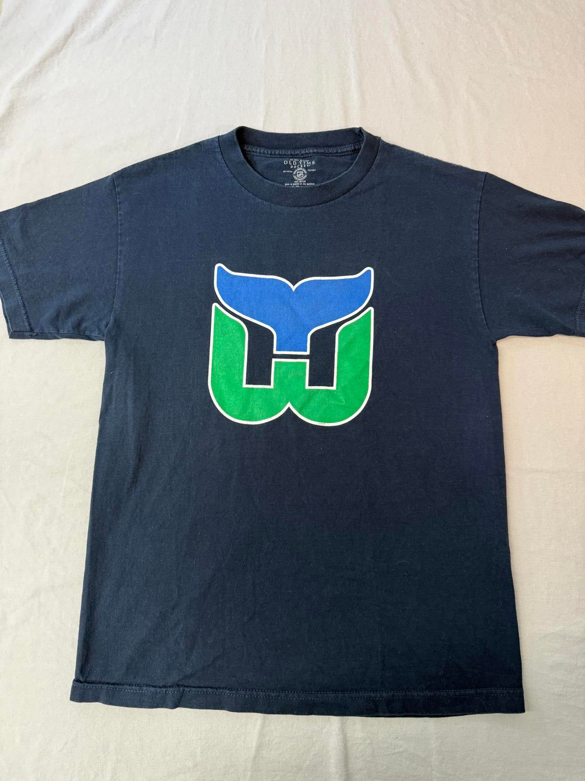 NHL Hartford Whalers T-shirt 47 Old Time Hockey Whale Tail M