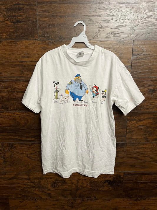 VTG Animaniacs TV Show T-shirt 1993 Promo Cast Tee - L