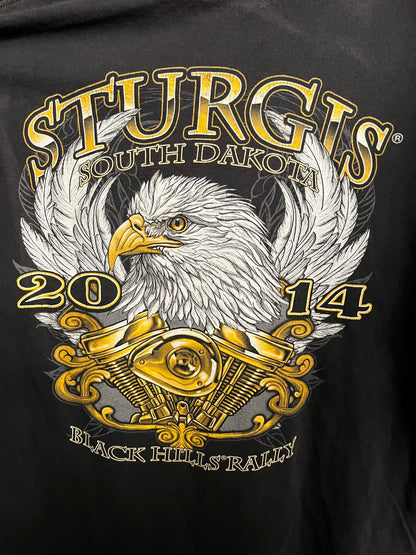 Faded Sturgis Biker Tshirt South Dakota Black Hills Rally XL