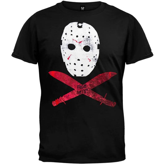 VTG Friday The 13th Movie T-shirt Jason Goalie Mask Shirt -L