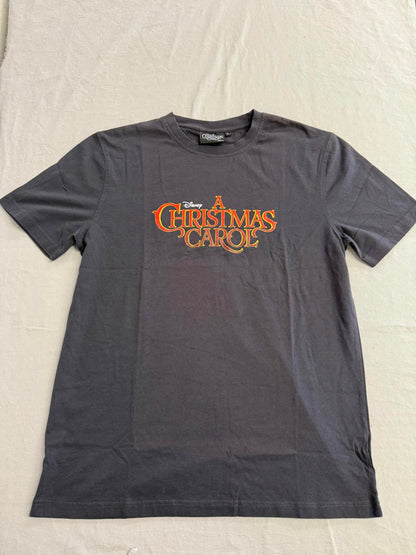 Disney's A Christmas Carol Promo T-shirt Jim Carrey Cartoon