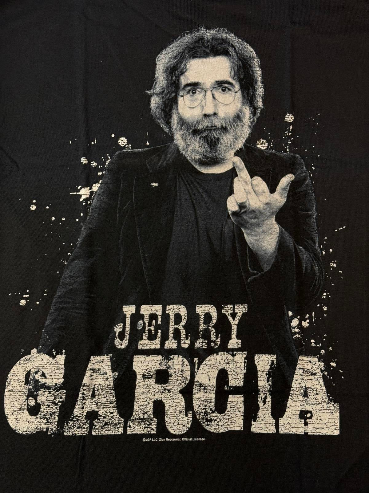VTG Jerry Garcia T-shirt Middle Finger Zion Rootswear Tag M